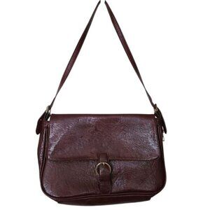 LAST DAY! shein faux leather shoulder bag y2K style reddish brown